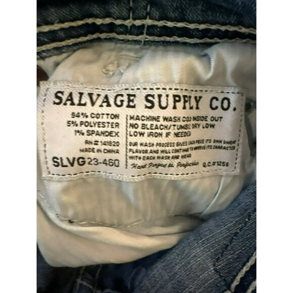 Salvage Havoc Straight Slim Fit Jeans Size 32 Short - Picture 4 of 11